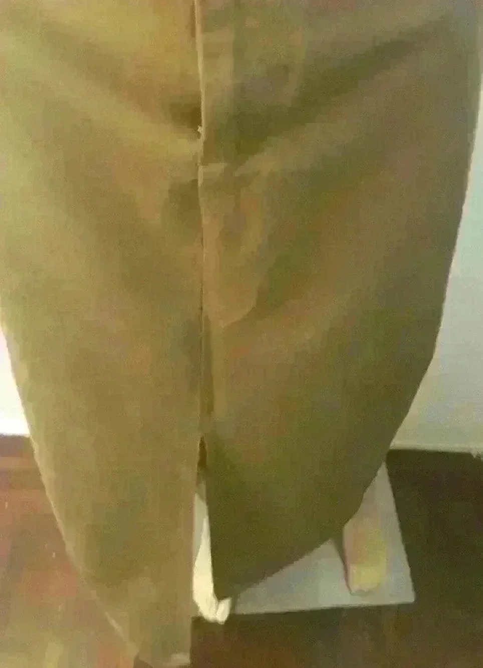 Gap cotton bohemian casual pockets relaxed fit  caramel front slit maxi skirt 10 - Picture 5 of 5